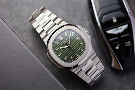 patek philippe 5711 green|Patek Philippe nautilus ref 5711.